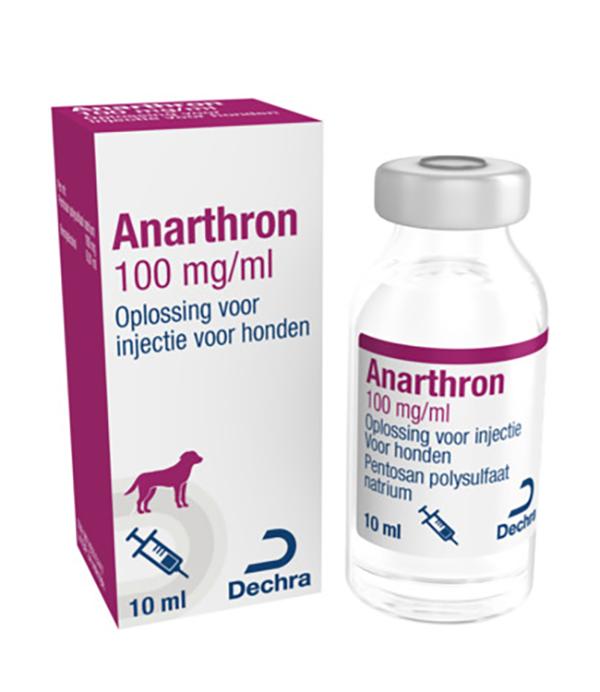 Anarthron 100 mg/ml oplossing voor injectie voor honden