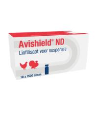 Avishield ND, lyofilisaat voor oculonasale suspensie/gebruik in drinkwater voor kippen en kalkoenen