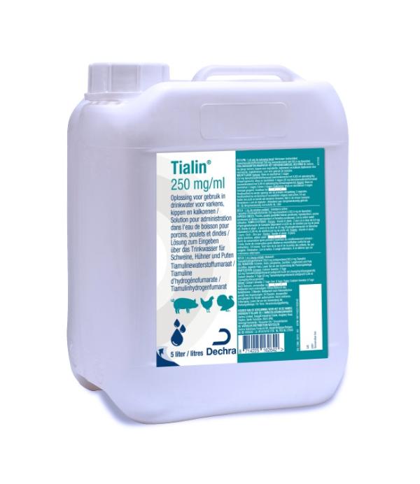 Tialin 250 mg/ml oplossing voor gebruik in drinkwater voor varkens, kippen en kalkoenen