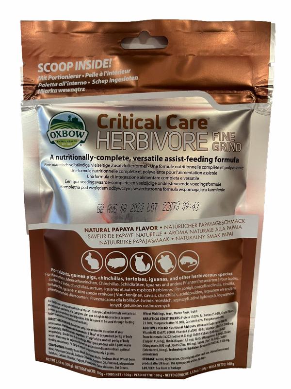 Critical Care Fine Grind Papaya