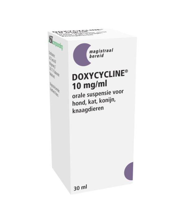 Doxycycline 10mg/ml orale suspensie magistraal bereid