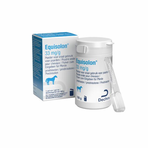 Equisolon 33 mg/g poeder voor oraal gebruik voor paarden