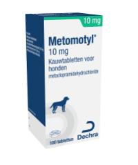 Metomotyl 10 mg kauwtabletten voor honden