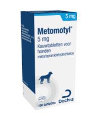 Metomotyl 5 mg kauwtabletten voor honden