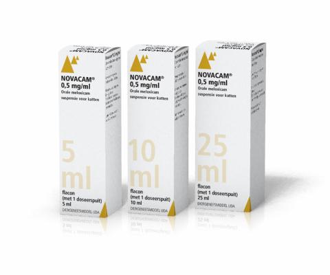 Novacam 0,5 mg/ml orale suspensie voor katten