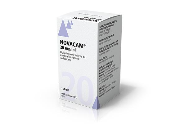 Novacam 20 mg/ml oplossing voor injectie bij runderen en varkens