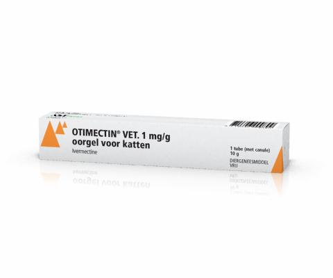 Otimectin 1 mg/g oorgel voor katten