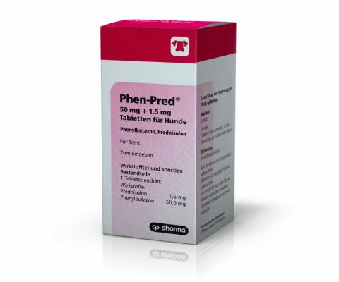 Phen-Pred 50/1,5mg tabletten voor honden