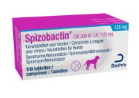 Spizobactin kauwtabletten van 750.000 IE/125mg voor honden
