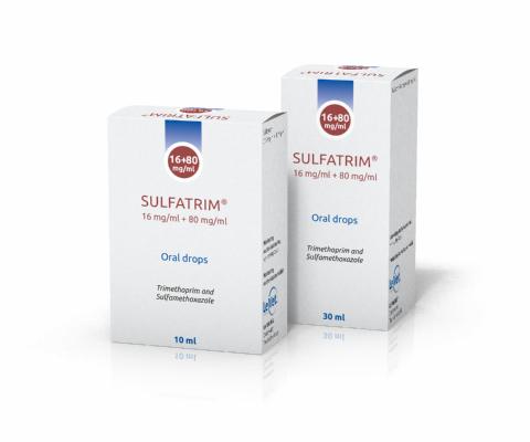 Sulfatrim 16 mg/ml + 80 mg/ml orale druppels (cascade)
