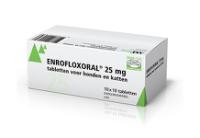 Enrofloxoral 25 mg tabletten voor honden en katten