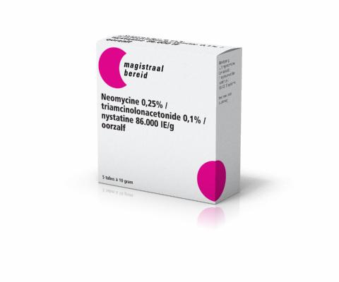 Neomycine / Triamcinolon / Nystatine (magistraal bereid) Oorzalf