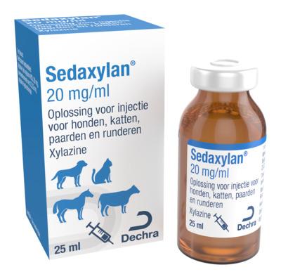 Sedaxylan 20 mg/ml, oplossing voor injectie, voor honden, katten, paarden en runderen