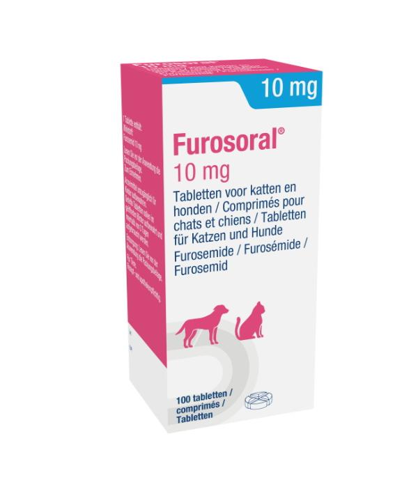 Furosoral 10 mg tabletten voor katten en honden