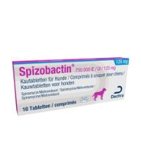 Spizobactin kauwtabletten van 750.000 IE/125mg voor honden