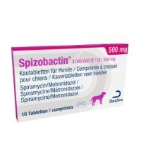 Spizobactin kauwtabletten 3.000.000 IE / 500 mg voor honden