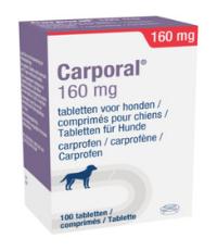 Carporal 160mg tabletten voor honden