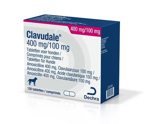 Clavudale 400/100 mg tablet voor honden