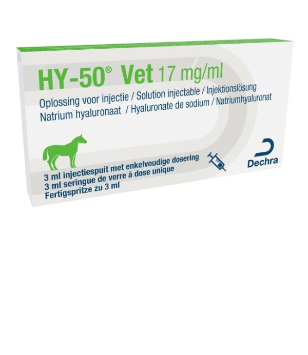 HY-50 Vet 17 mg/ml oplossing voor injectie bij paarden