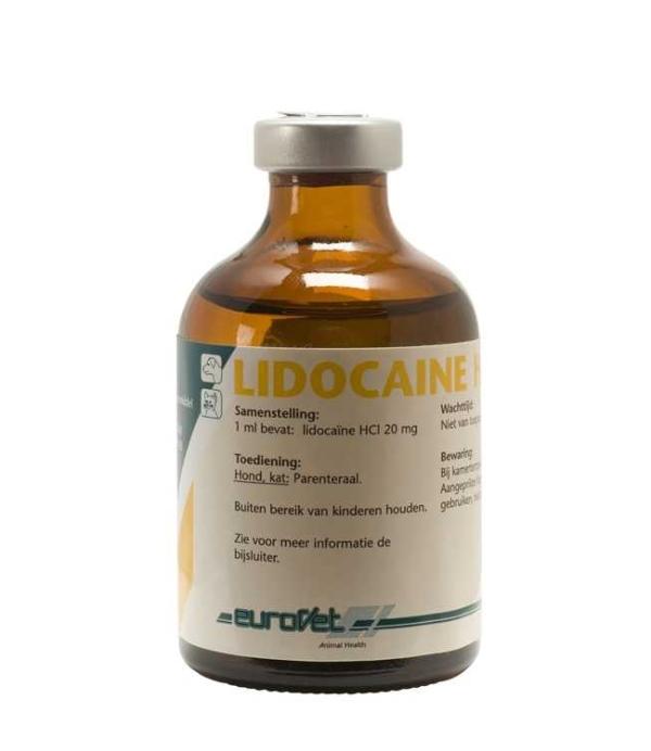 Lidocaïne HCL 2% oplossing voor injectie hond en kat