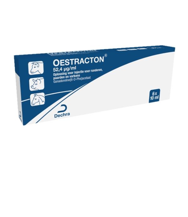 Oestracton 52,4 μg/ml oplossing voor injectie voor runderen, paarden en varkens