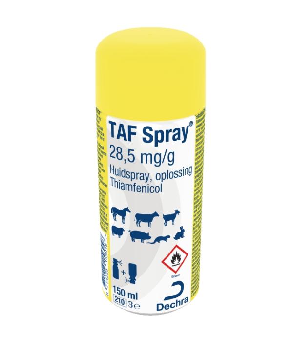 TAF spray 28,5 mg/g huidspray, oplossing