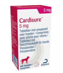 CARDISURE 5 mg tabletten met smaakstof voor honden