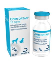 Comfortan 10 mg/ml, oplossing voor injectie voor honden en katten.