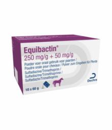 Equibactin 250/50 mg/g orale poeder voor paarden