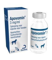 Apovomin 3 mg/ml oplossing voor injectie voor honden