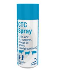 CTC Spray 2,45% w/w voor runderen, schapen en varkens