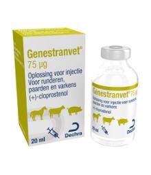 Genestran Vet 75 g oplossing voor injectie voor rund paard en varken