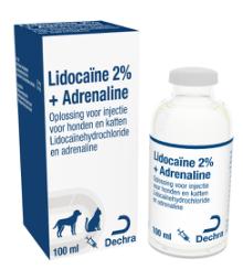 Lidocaine 2% + adrenaline oplossing voor injectie voor honden en katten