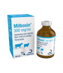 Milbosin 300 mg/ml oplossing voor injectie voor rund en schaap